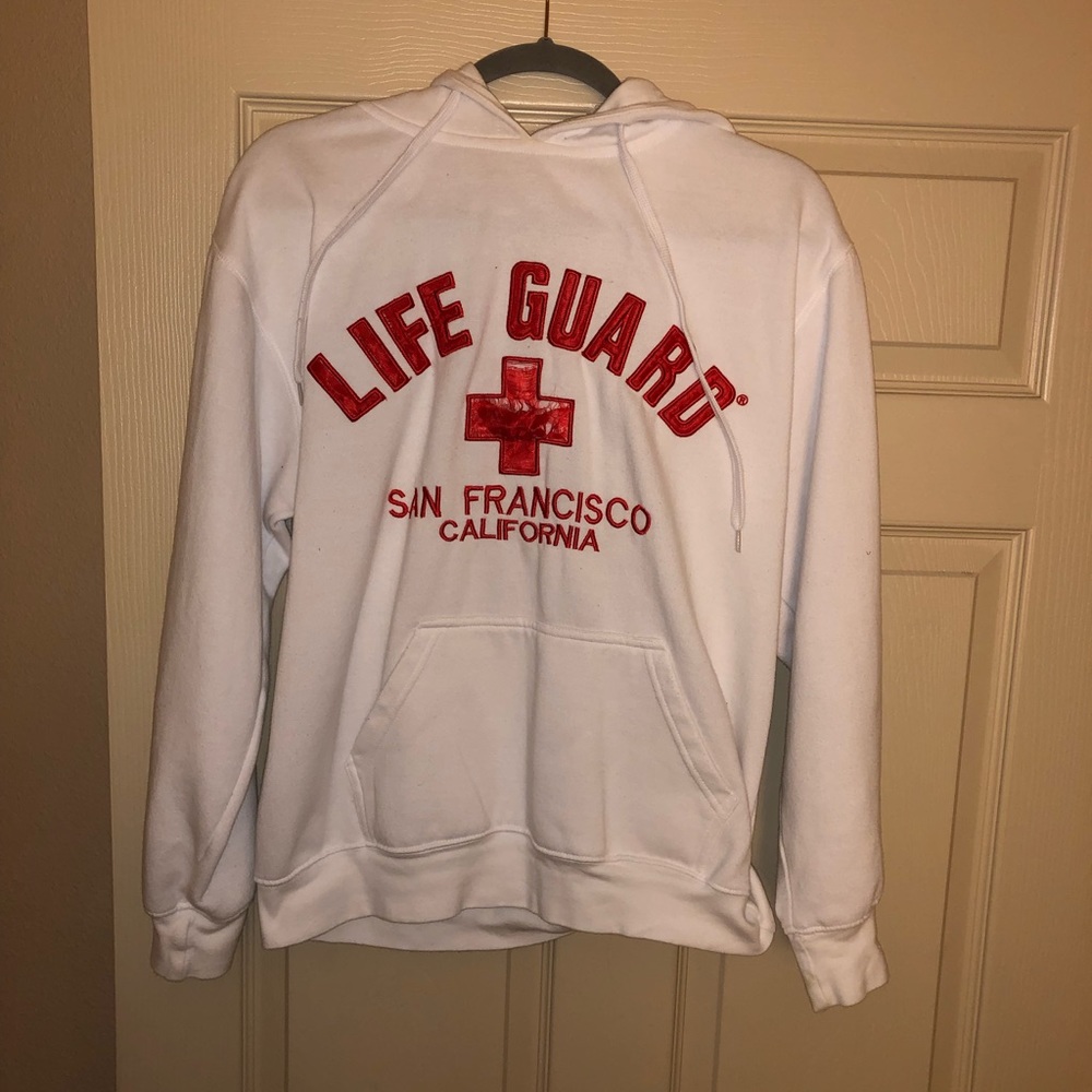 Life guard hoodie (size small)